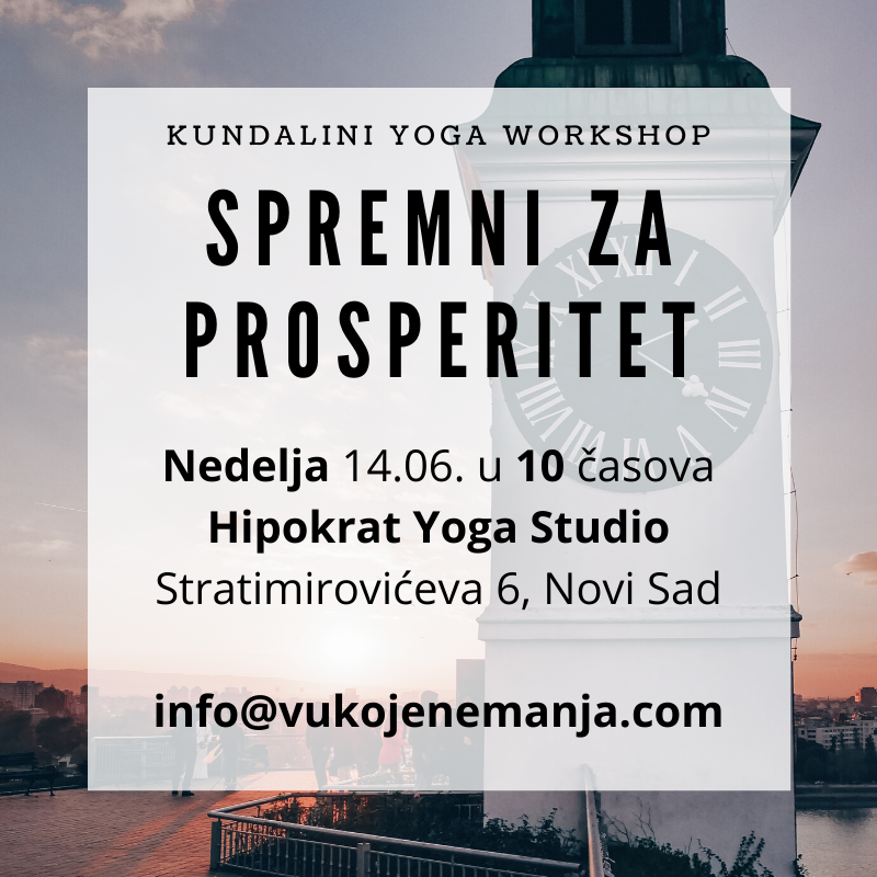 Prosperitet je u nama! - Workshop Novi Sad