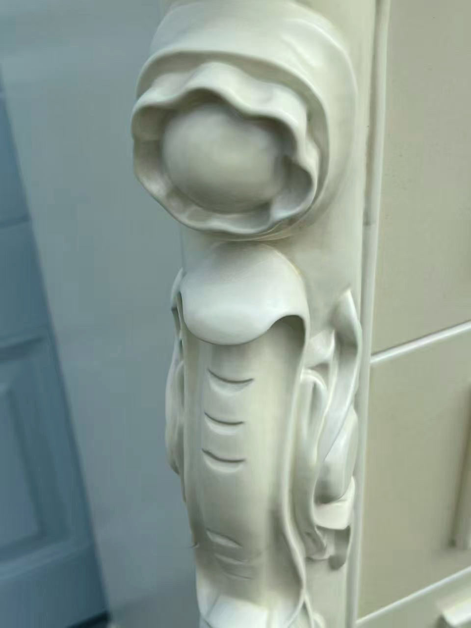 Thumbnail: Like New Shabby Chic Vanity with Mirror and Chair