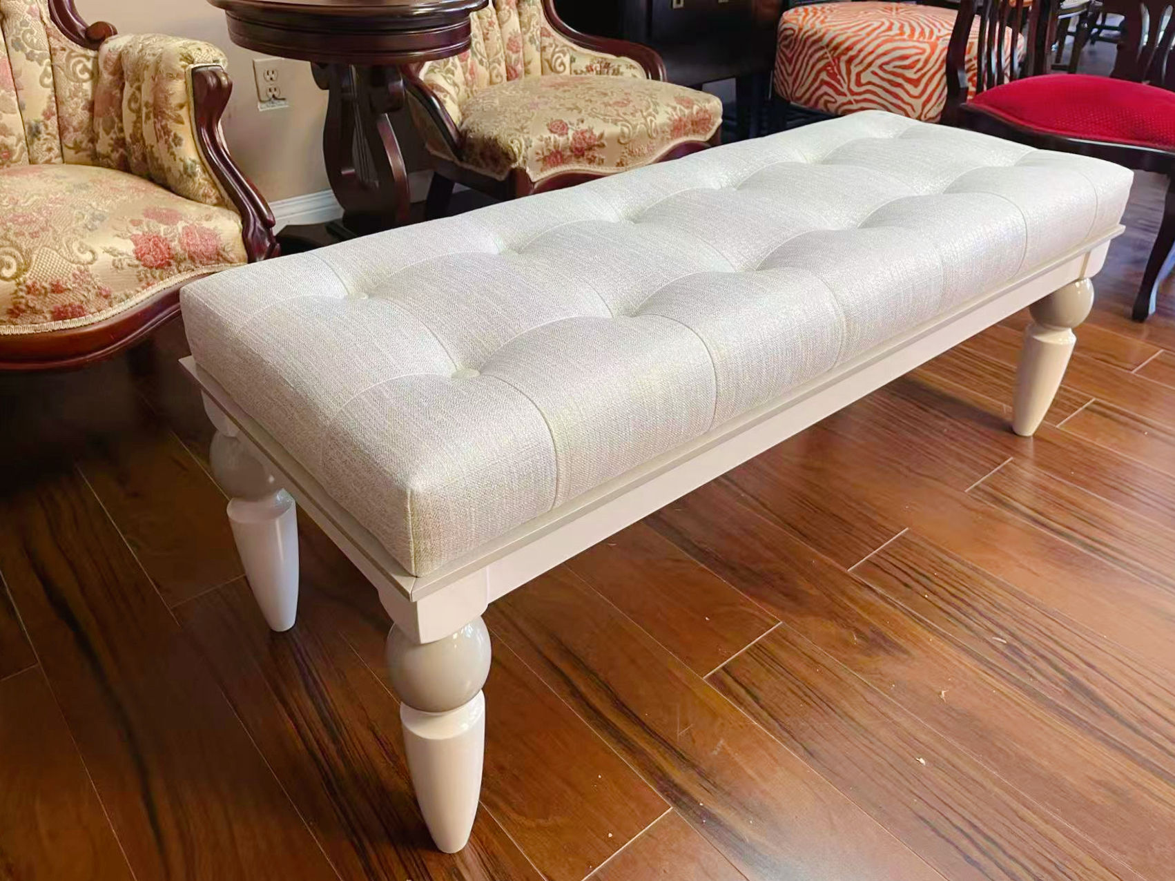 Like New Michael Amini (AICO) Bedside Bench