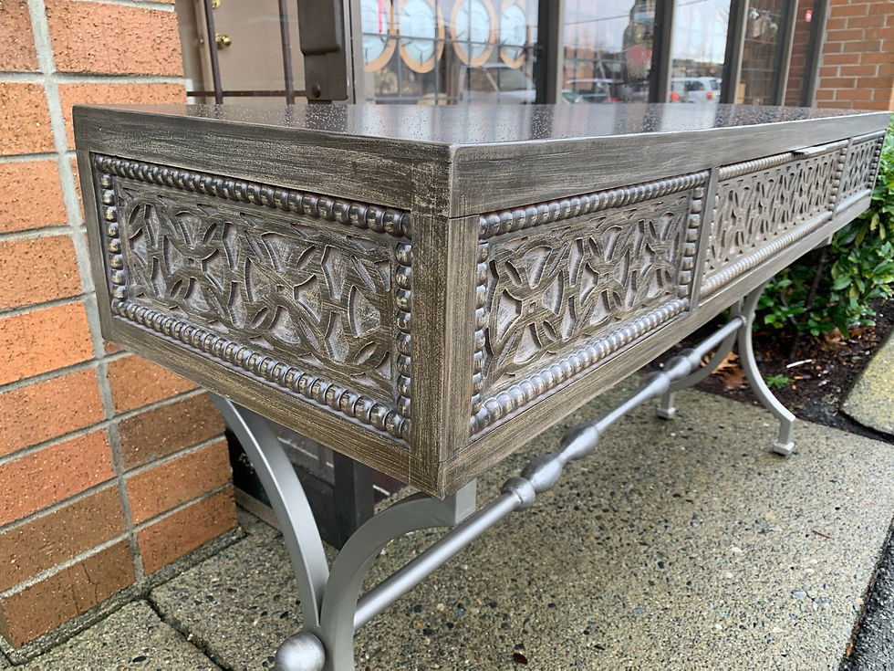 Thumbnail: Large one drawer console table / sofa table