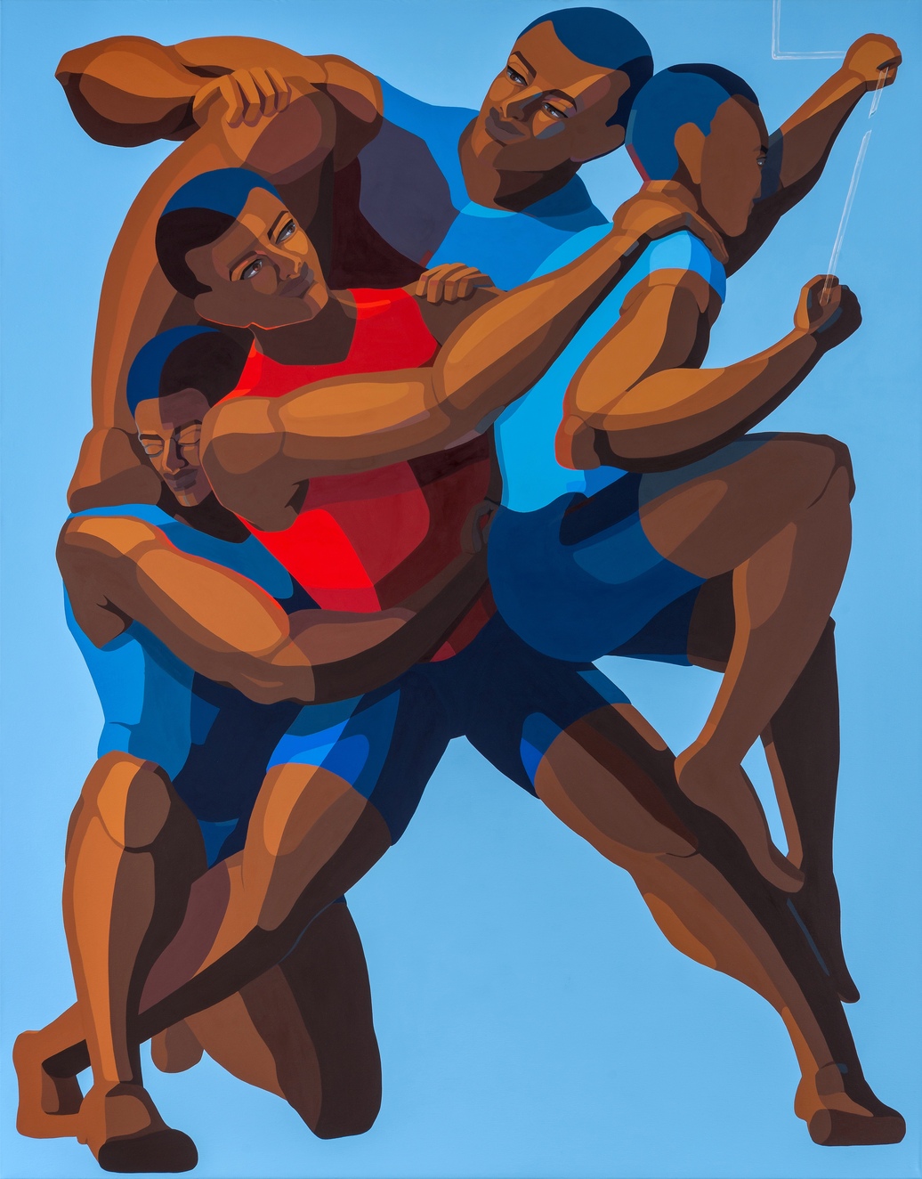 The glass mantra you wanted me to adopt 210x165 cmAcrylic on canvas Nirit Takele2021.jpe