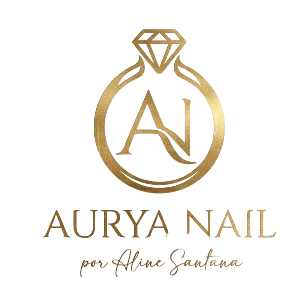 Logotipo Aurya Nail por Aline Santana