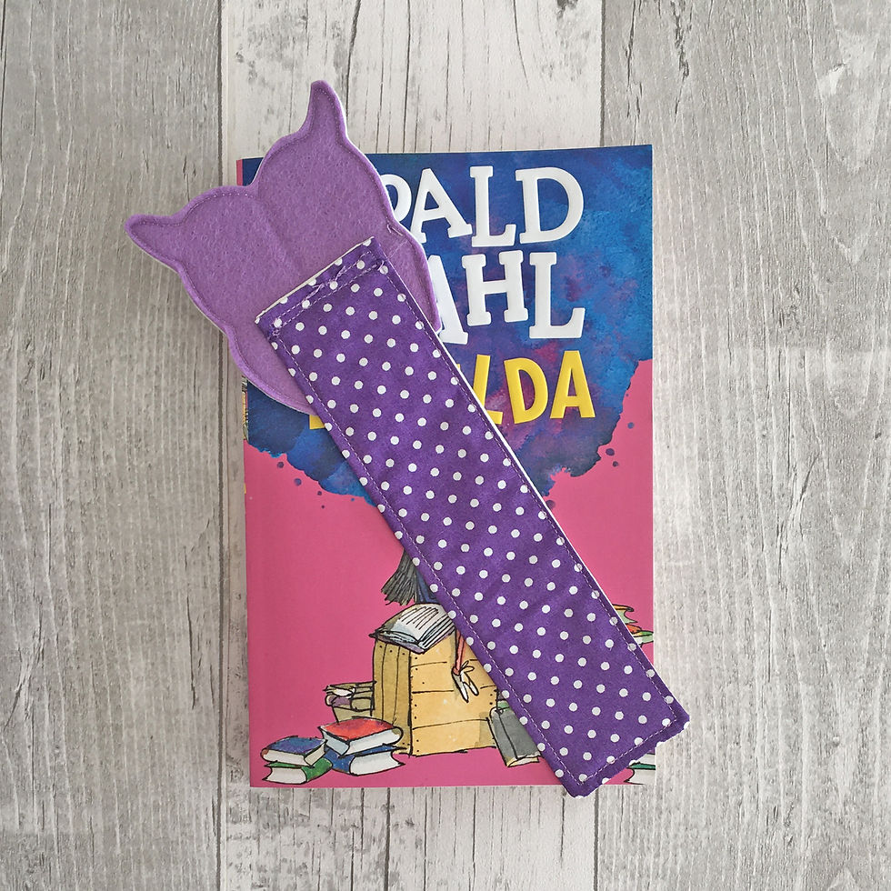 Thumbnail: Personalised Children's Monster Fabric Bookmark