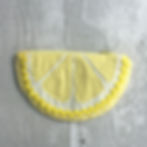 Thumbnail: Handmade Lemon Slice Fabric Coin Purse