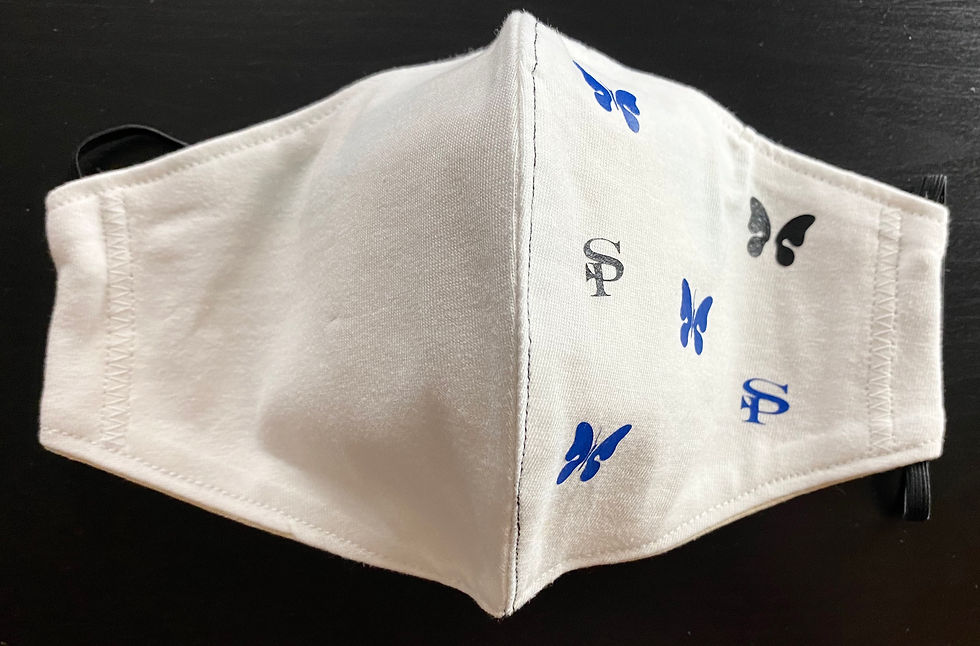 Thumbnail: White SP Butterfly Face Mask (Men)