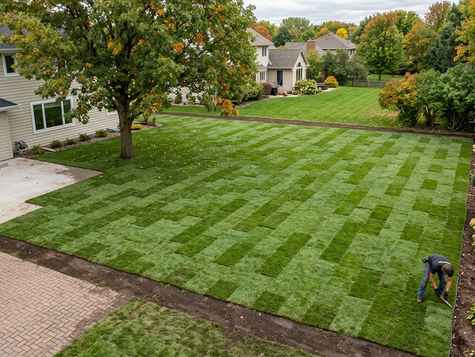 How to Stagger Sod Seams in Eden Prairie MN