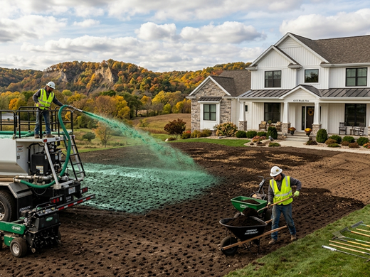 Cost to Hydroseed Clay Soil Lawns in La Crosse, WI