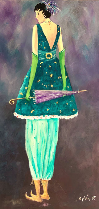 La fille au parapluie