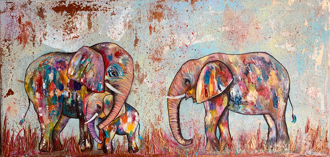 Les géants en arc en ciel