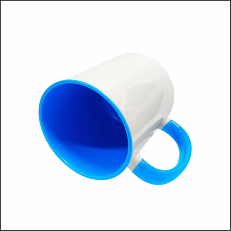 Miniatura: CANECA COM ALÇA E INTERIOR COLORIDO 325ml