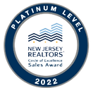 New Jersey Association of Realtor - Certificate of Excellence 2022