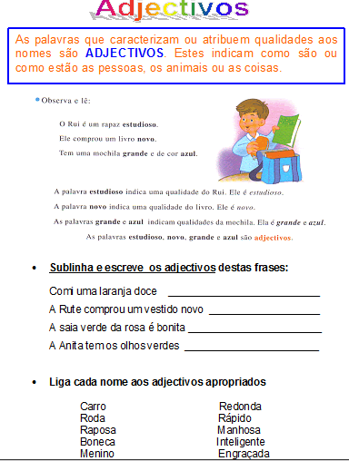 Adjetivos | milrecursos