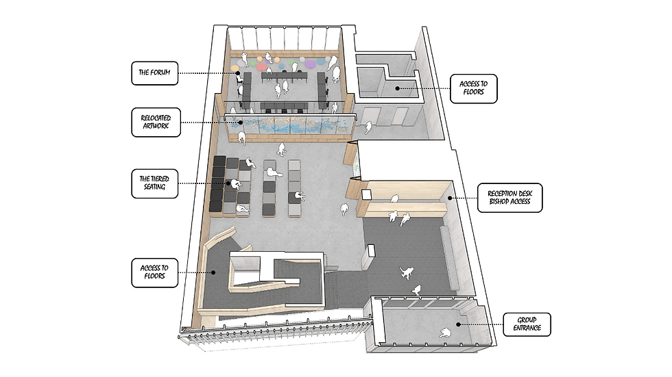 Lounge Famille - Axonometry