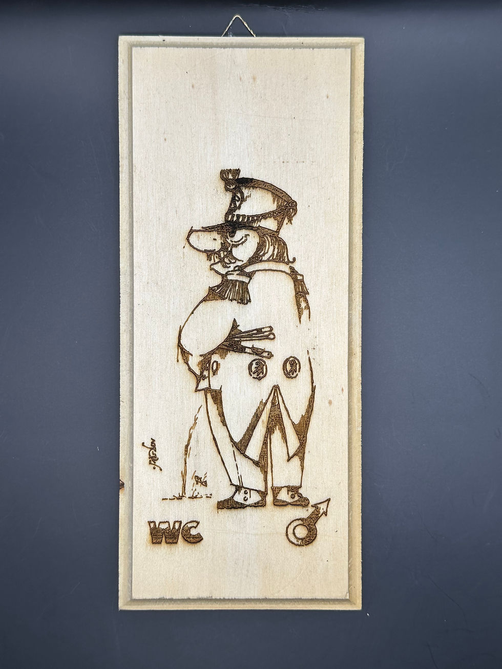 WC Schild Stänzler