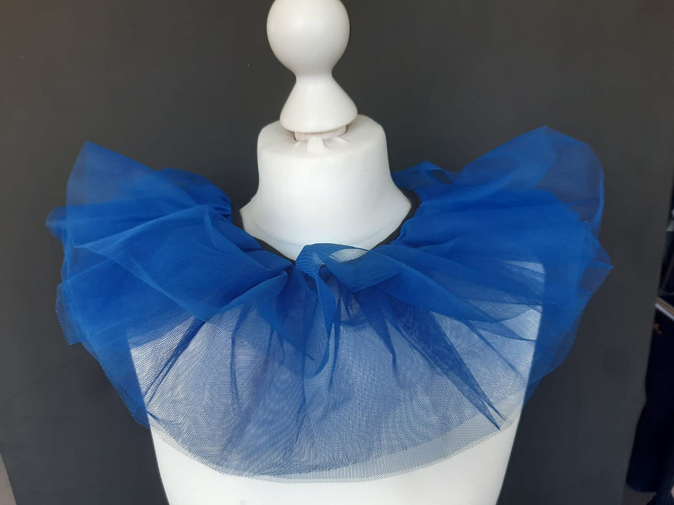 Miniaturbild: Halskrause blau