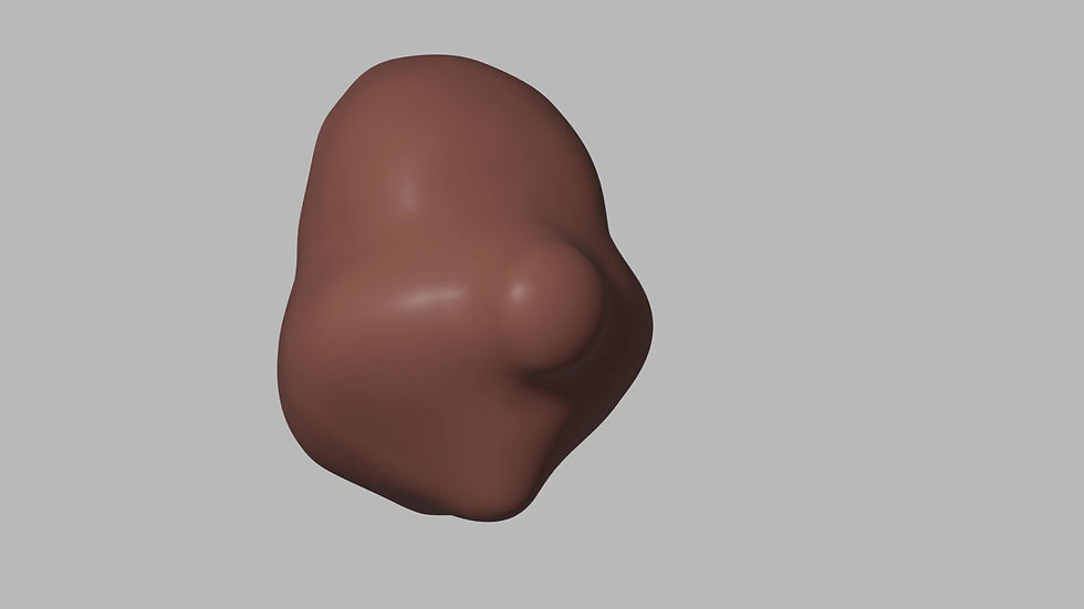 Minimalistischer Gloon 3d