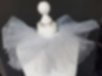 Halskrause Budget weiss
