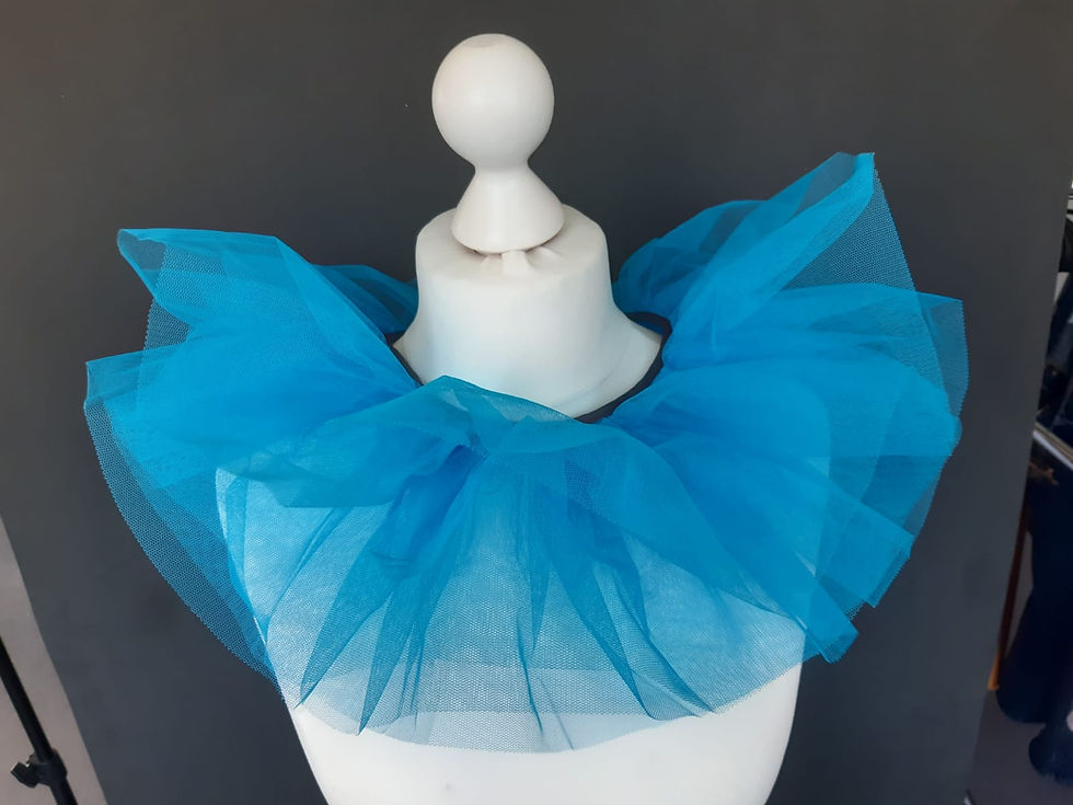 Miniaturbild: Halskrause türkis