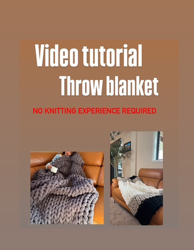 Chunky Knit Blanket Tutorial Shadá
