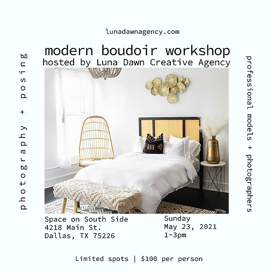 Modern Boudoir Workshop