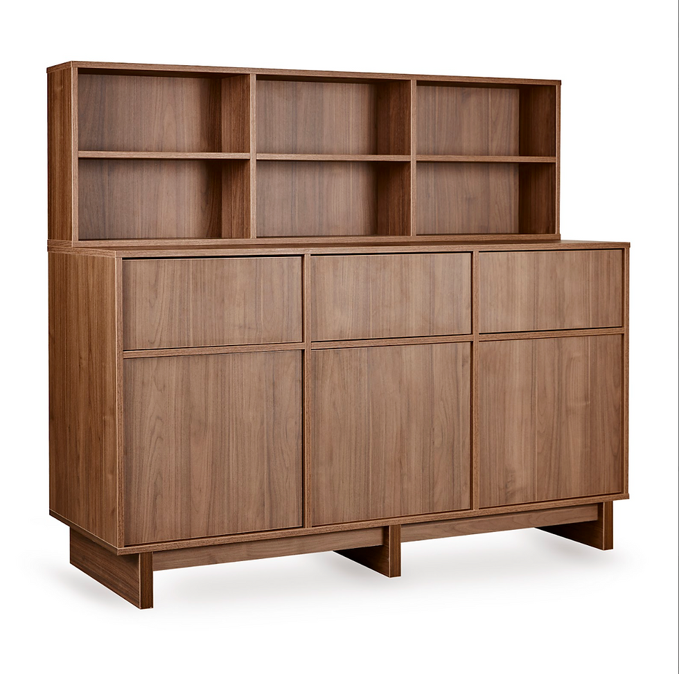 תמונה ממוזערת: יחידת מדפים עליונה לשידת Kyo XL WALNUT