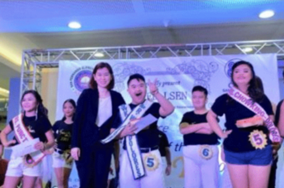 Award Presentation at Special Education Event