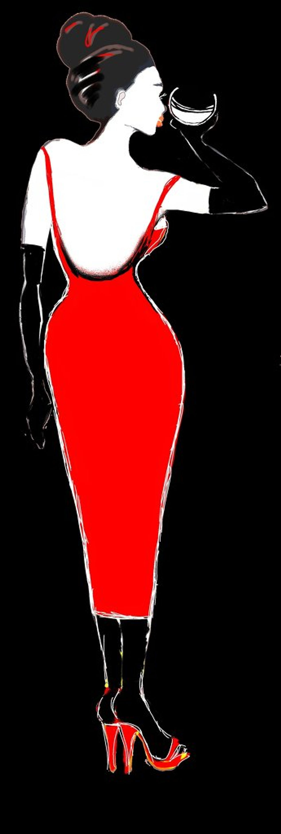 Lady in the Red Dress