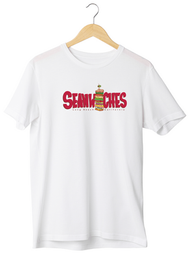 Seanwiches original sandwich shop shirt. Seanwiches logo across the front.