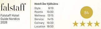 Hotell Åre Fjällsätra Falstaff Hotel Guide Nordics widget