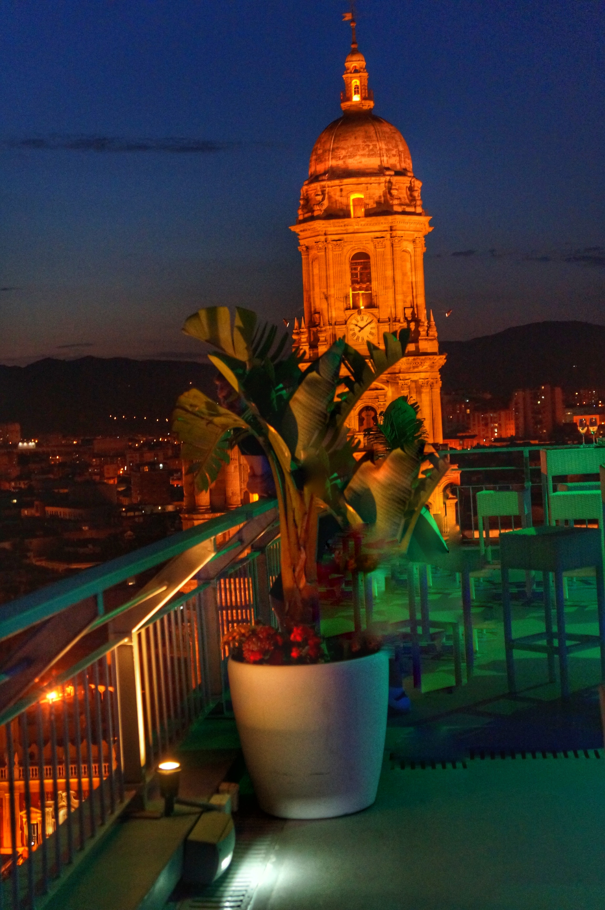 Przewodnik Malaga - Taras Marriott