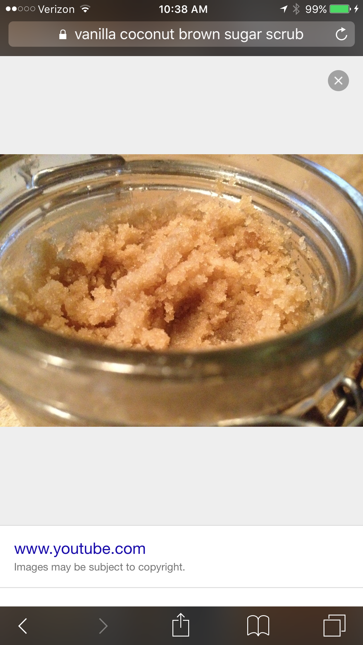 Vanilla Coconut Brown Sugar body Scrub 4oz