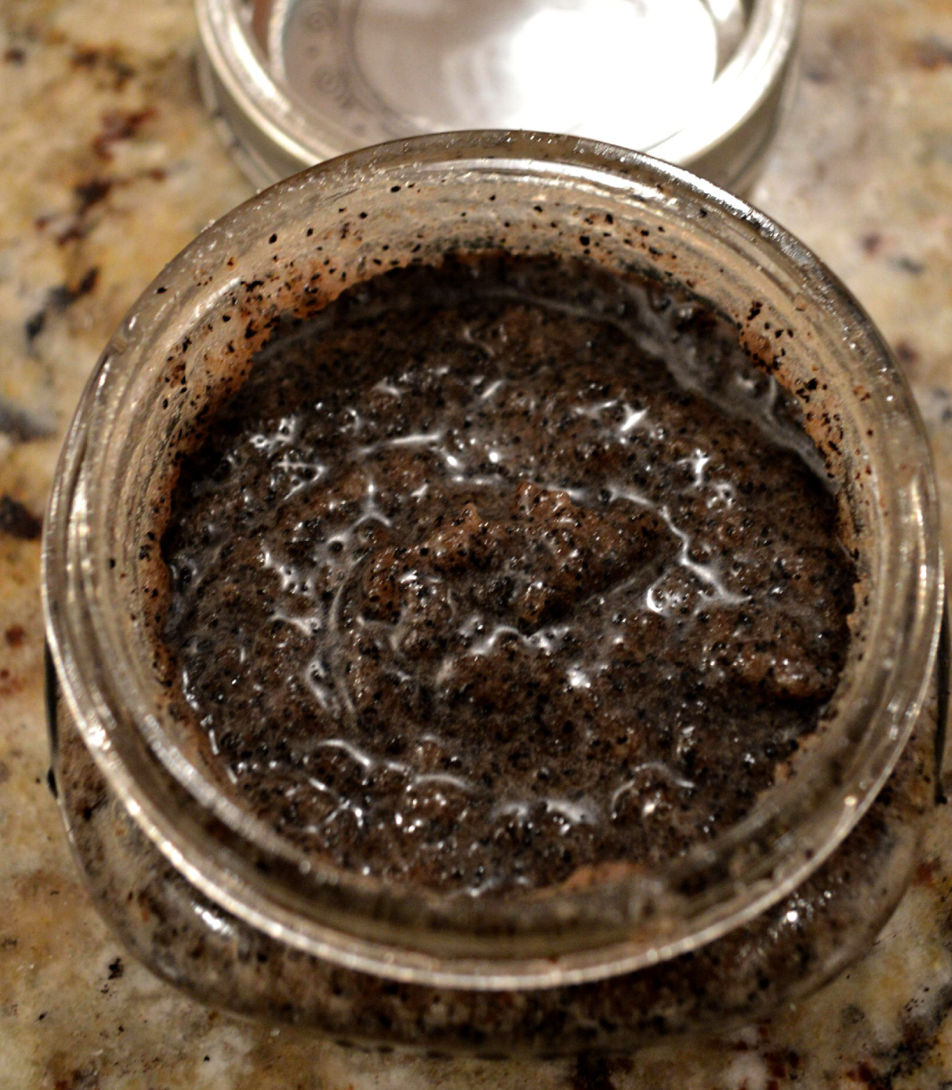 Coffee body scrub 2oz tub trial size
