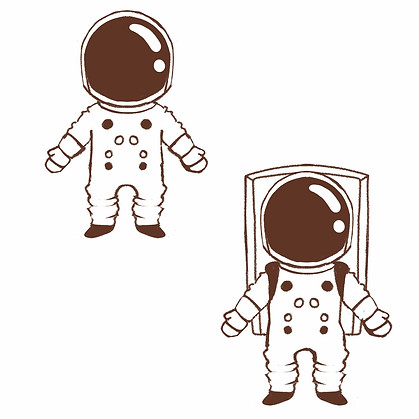 astronaut character concept design versi