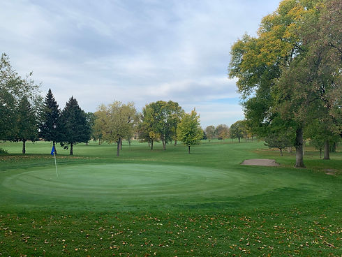 Sleepy Eye Golf Club Hole 6 in autumn