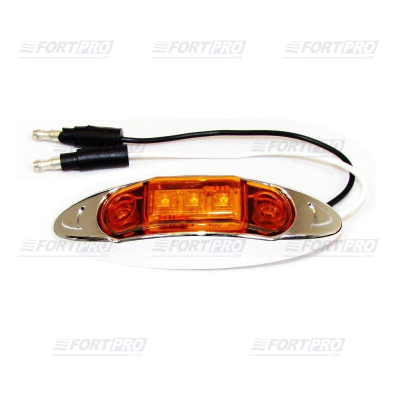 Fortpro Amber, Side Marker Light 3 LED