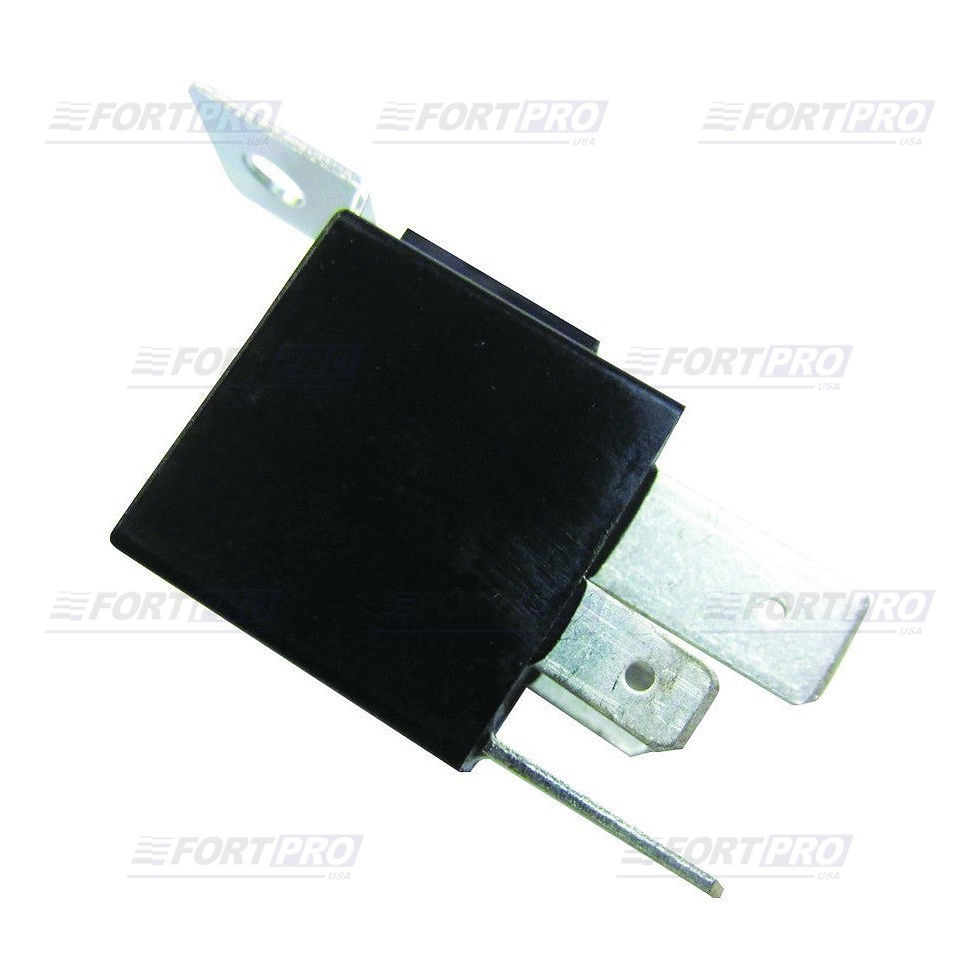 Fortpro Relay Switch 12 Volt, 70 Amp, 4 Pole, Metal Bracket
