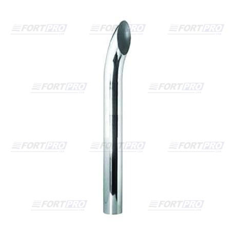 Fortpro Chrome Stack, Curved Style, 5" Dia 48" Length 5" I.D. Intel