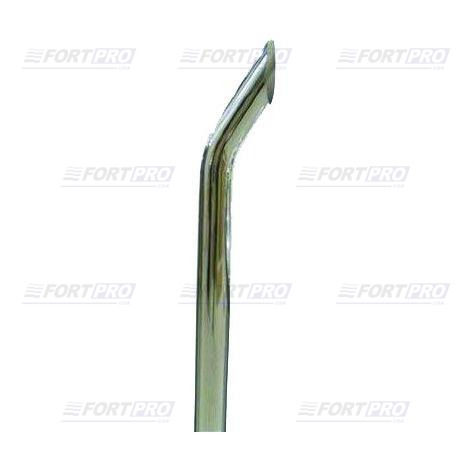 Fortpro Chrome Stack, Bull Horn Style, 5" Dia 48" Length 5" I.D. Intel