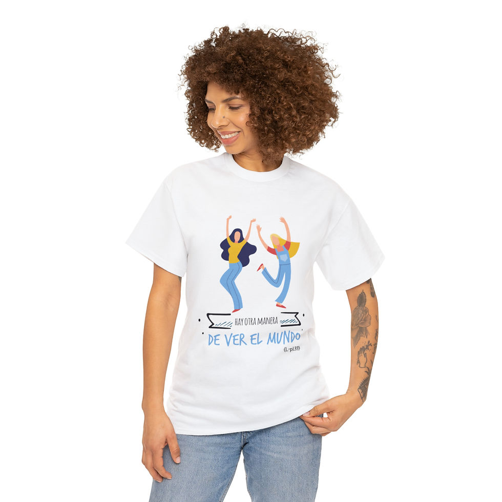 Miniatura: Camiseta Unisex Algodón. Lección 33 Hay otra manera de ver el mundo