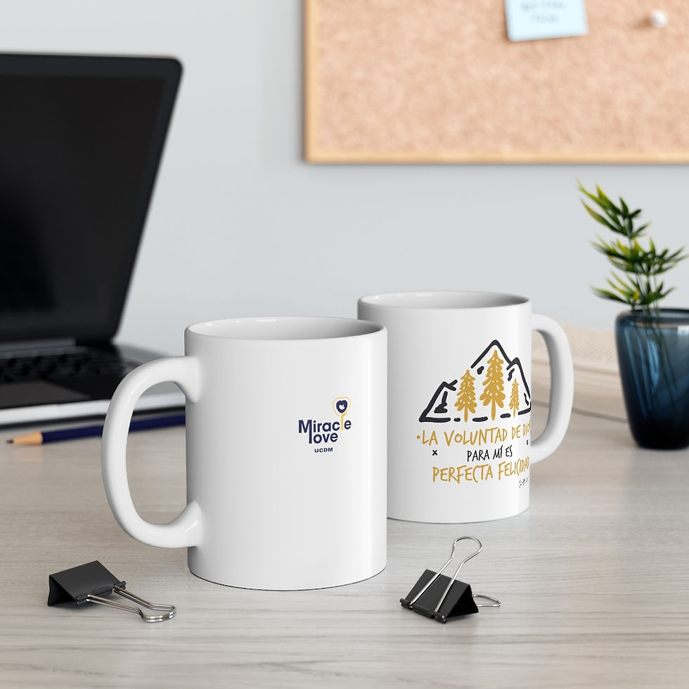 Miniatura: Taza Cerámica. La voluntad de Dios para mi es perfecta felicidad