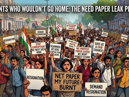 The Aggrieved Students Who Wouldn’t Go Home: Inside the NEET Paper Leak Protest
