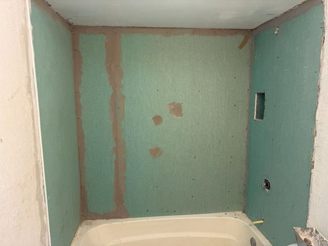 Bathroom in progress