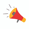 An illustration of a megaphone