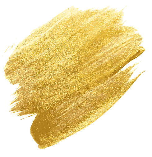 Gold paint swash