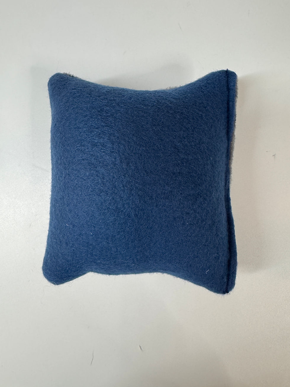 Thumbnail: Stuffed Fleece Dog Toy with Squeaker - Gaming Blue (Small)