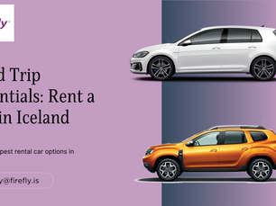 Road Trip Essentials - Rent a Car in Iceland - Firefly