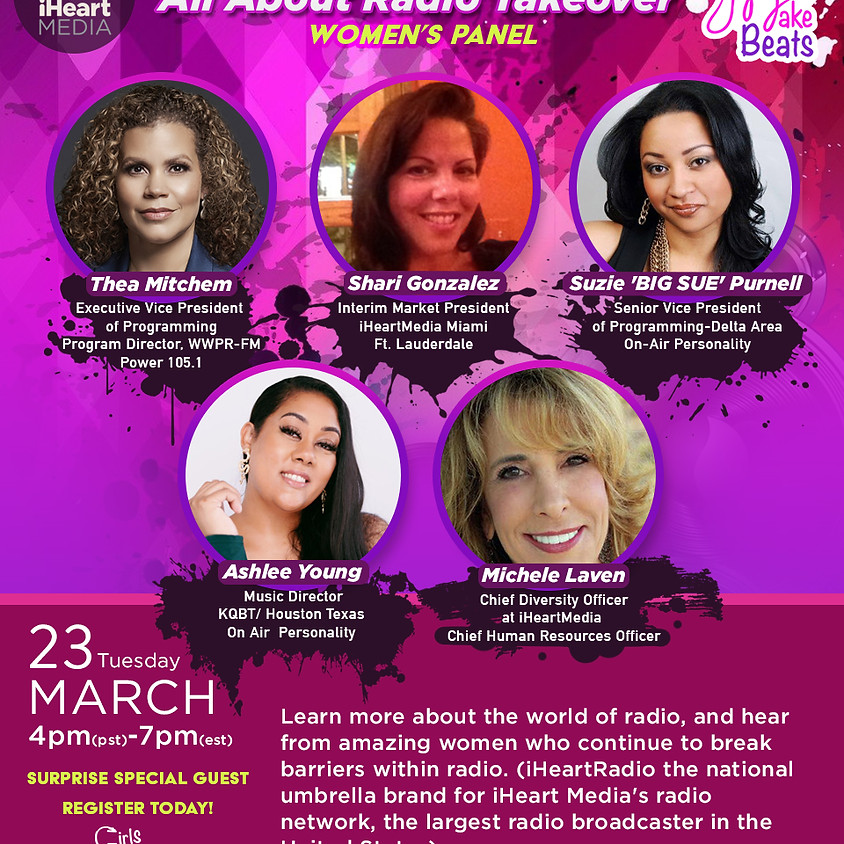 #iHeartWomen Panel- The Radio World 4P (PST) | 7P (EST)