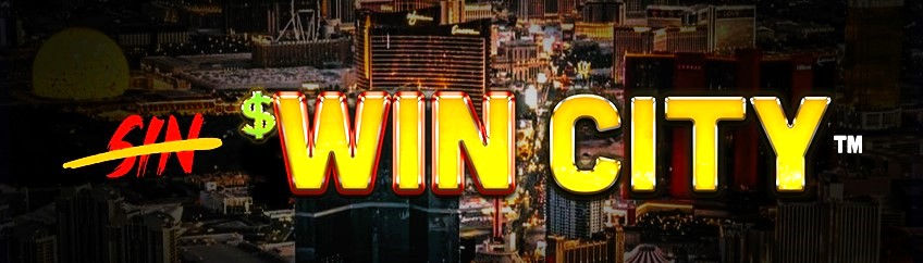 Logo of Win City LVN featuring bold text and a modern design, representing a vibrant gaming and entertainment brand.