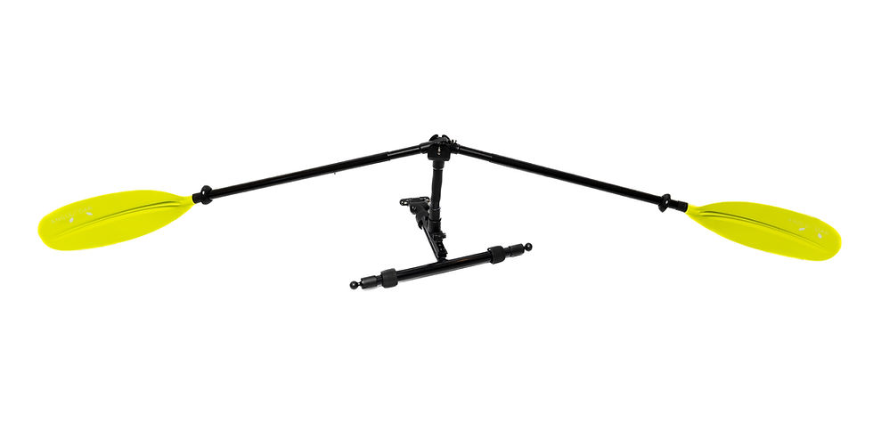 Versa Adaptive Kayak Paddle by Angle Oar in yellow