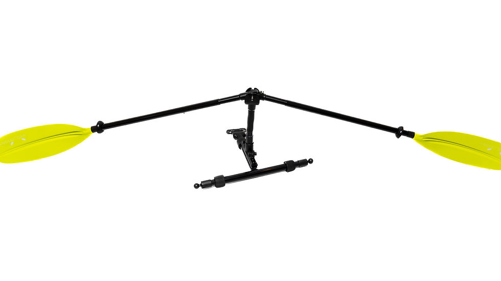 Versa Adaptive Kayak Paddle by Angle Oar in yellow